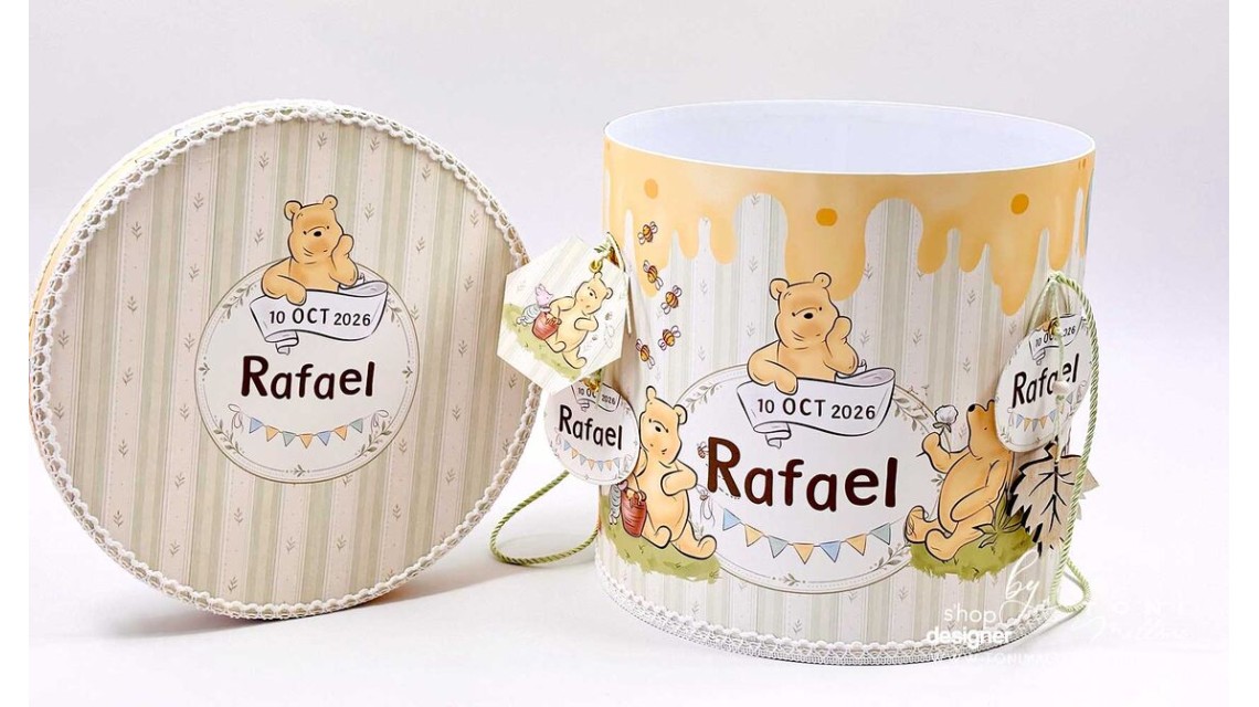 Trusou Botez Băiat Winnie the Pooh Ursulețul Personalizat 14